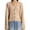 Khaki, variant on Women's Deep V Neck Cardigan Sweater Button Front Long Sleeve Short Knitted Jacket with Pockets