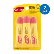 (2 pack) (2 Pack) Carmex Lip Balm Medicated, 3 Ct