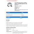 thumbnail image 2 of Front Brake Pad and Rotor and Wheel Hub Kit - Compatible with 2005 - 2007 Pontiac G6 2006, 2 of 2