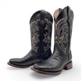 thumbnail image 5 of The Western Shops Men's Leather Crocodile Print Midcalf Square Toe Western Cowboy Boot, 5 of 6