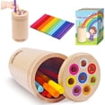 thumbnail image 1 of Juguetes Montessori para niños de 1 año o más, que combinan juguetes de clasificación de colores para niños de 18 meses y juguetes sensoriales para niños de 1 a 3 años, ayudan a los, 1 of 6