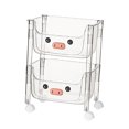 thumbnail image 1 of Organisateur de Rangement pour Jouets pour Enfants avec Design Multi-Couches, Chariot Roulant en Plastique avec Roues, Étagère Mobile Transparente, 1 of 8
