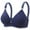 Blue, variant on Clearance Sale 2025 Bra Women Clearance Lace Back Button Shaping Cup Adjustable Shoulder Strap Large Size Underwire Bra
