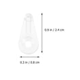 thumbnail image 4 of 30pcs Mirror Fixing Clips Lens Glass Assembly Wardrobe Cabinets Bookcase Glass Embedded Fixing Clips with Screw (Transparent), 4 of 7