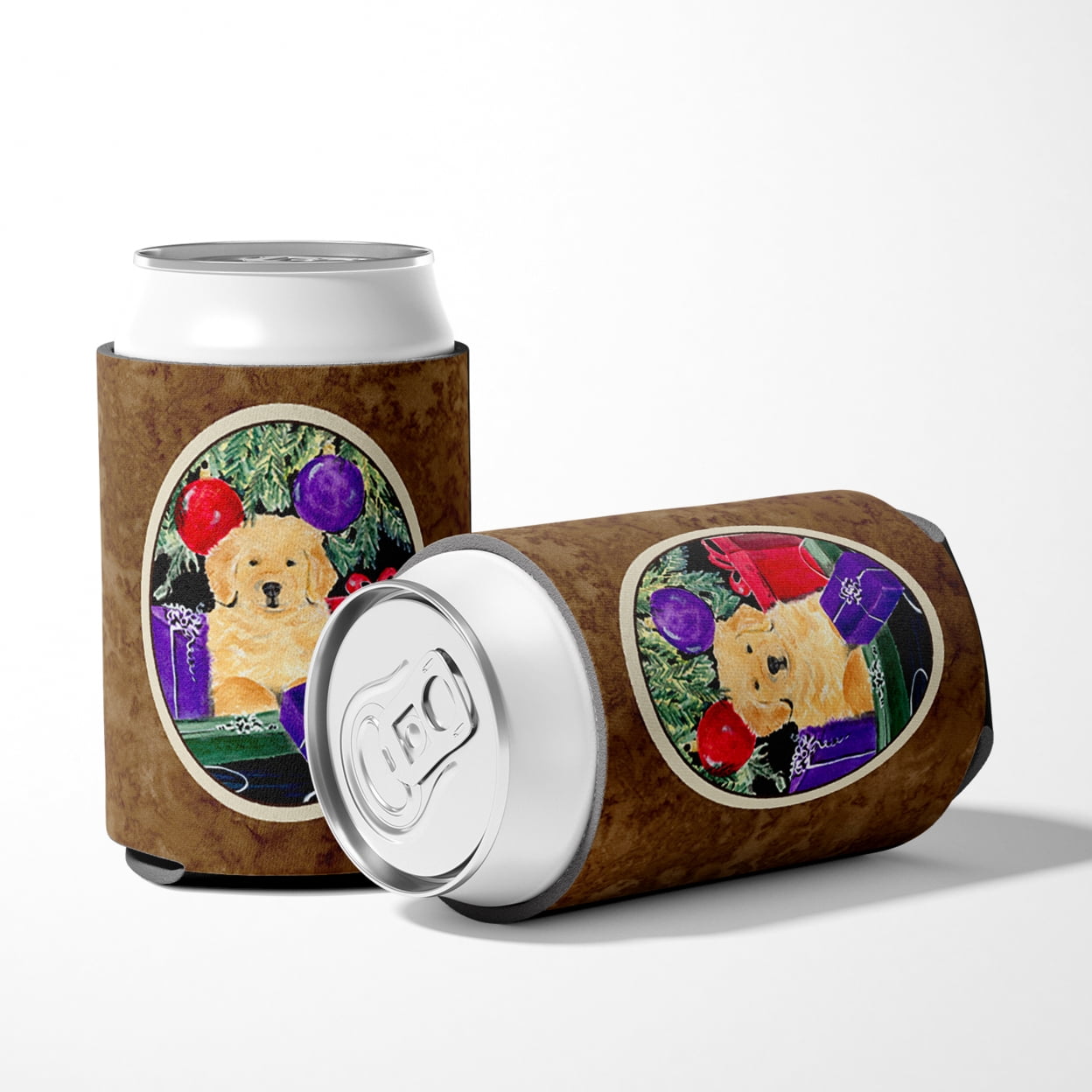 Caroline's Treasures SS8581CC Golden Retriever Can or Bottle Hugger, Can Hugger, multicolor