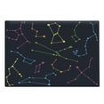 thumbnail image 1 of Constellation Cutting Board, Colorful Astronomic Illustration Science Ursa Major Minor Polaris Celestial, Decorative Tempered Glass Cutting and Serving Board, Large Size, Multicolor, by Ambesonne, 1 of 1