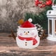 thumbnail image 1 of Puntoco Taza de cerámica navideña creativa con tapa y cuchara Taza de modelado de dibujos animados Taza de muñeco de nieve navideño Vasos de agua de gran capacidad, 1 of 6