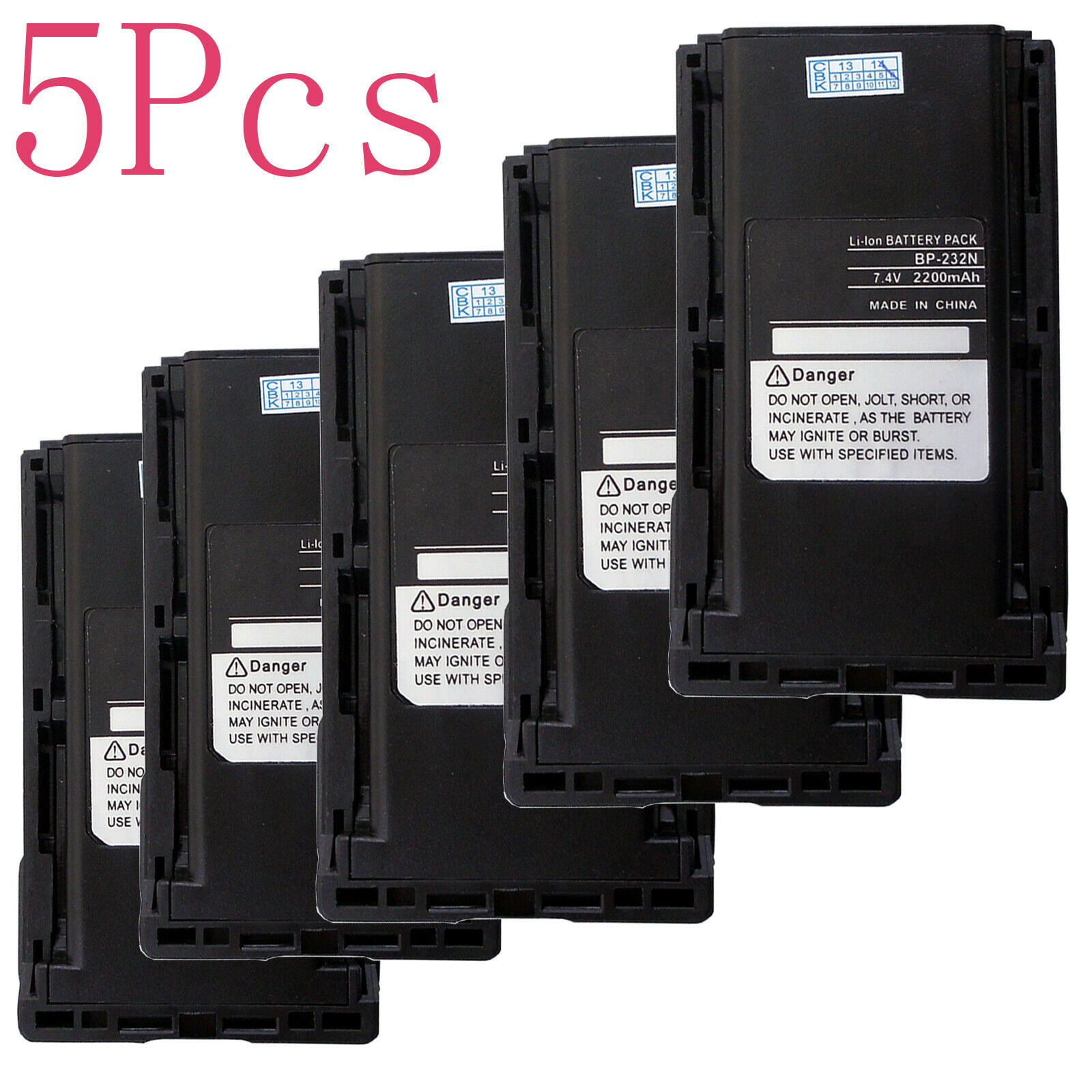BP-232 2200mAh Battery for ICOM IC-A14S IC-F14S IC-F24S FC-F3021 F4201 