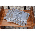 thumbnail image 6 of Fabdivine- Handmade Block Print Cotton Throw Blanket – Deepika Print, 90"X54", 6 of 7