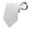 SolidColor-White, variant on White Zipper Ties for Men Adjustable 3.15" Classic Neckties for Business Wedding Groomsmen