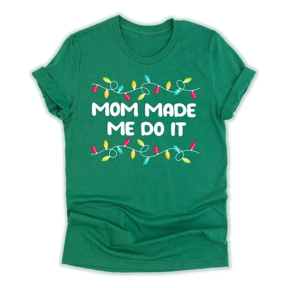 Christmas Shirts for Women & Men - Merry Christmas Graphic Tee - Matching Funny Vacation Shirts - Green