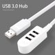 thumbnail image 2 of Hub USB3.0 de 3 puertos ultradelgado con cable extendido compatible con adaptador de compu Abanopi Concentrador USB, 2 of 6