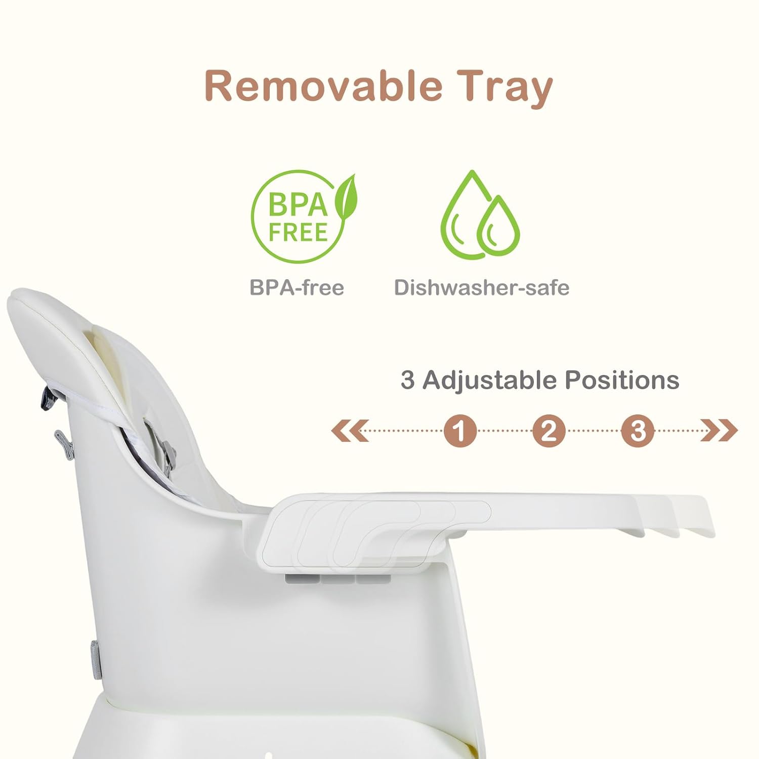 INFANS 9 in 1 High Chair, Convertible Baby Highchair for Babies and Toddlers, Table and Chair Set Building Block Infant Dining Booster Seat, Kids Stool with Activity Children Play Kitchen