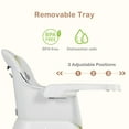 thumbnail image 6 of INFANS 9 in 1 High Chair, Convertible Baby Highchair for Babies and Toddlers, Table and Chair Set Building Block Infant Dining Booster Seat, Kids Stool with Activity Children Play Kitchen, 6 of 9