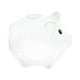 thumbnail image 1 of Alcancía de cristal con forma de cerdito, con forma de animal, para ahorrar dinero, de cristal, bonita. Transparente, 1 of 9