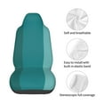 thumbnail image 4 of Honeii Teal Color Print Car Seat Cover,Car Interior Covers,Universal Fit Seat Protector, Compatible with Most Cars, SUVs, Trucks, and Vans, 4 of 5