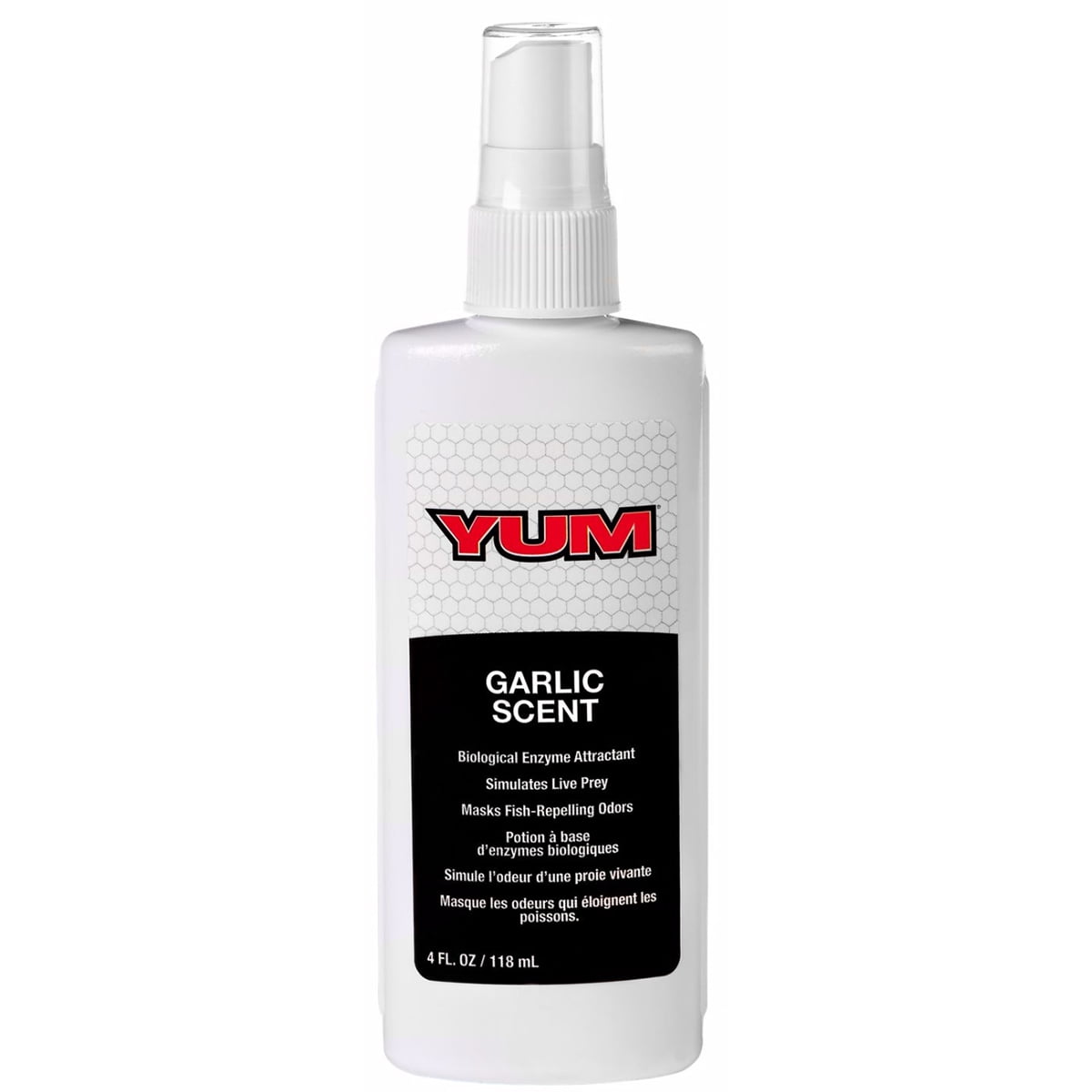 YUM 4 oz Pump Fishing Lure Scent Garlic