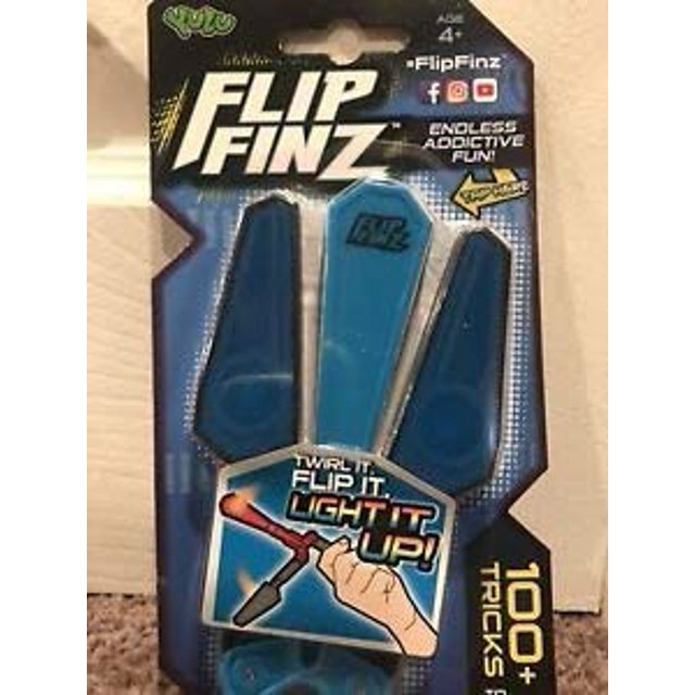 Hot 2018 Flip Finz Yulu Relaxing Toy - Spin It, Twirl It, Light It Up - juguetes interactivos para niños (colores aleatorios: azul, verde, rojo) Yulu 854543007121