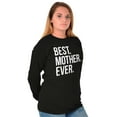 thumbnail image 5 of Best Mom Ever Cute Happy Mothers Day Women's Long Sleeve T Shirt Brisco Brands L, 5 of 6