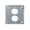 B, variant on Receptacle Electrical Box Cover 4x4Inch Electrical Enclosures Covers Square Metal Box Panel for Easy Screw Installation