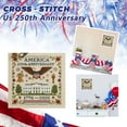 thumbnail image 2 of DIY Cross-Stitch Kit - USA Patriotic Theme, with Patterns & Tools, for Independence Day Gift, 2 of 7