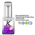 thumbnail image 5 of KODIES-GEL de queratina para uñas, capa Base de goma para fortalecer las uñas, esmalte de uñas semipermanente UV, barniz de Base duradero, protege las uñas, 15ML, 5 of 5