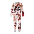 thumbnail image 5 of Horror Print Sleeve Holiday Loungewear Outfit, Family Halloween Pajamas Matching Sets, 5 of 5