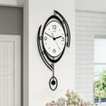 thumbnail image 4 of Modern Nordic Wall Clock 3D Creative Clock Living Room Bedroom Art Decor New, 4 of 12