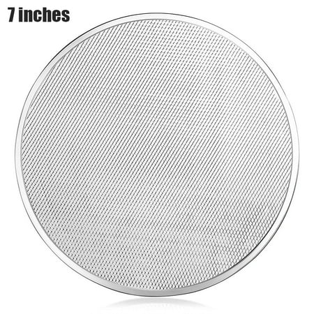 

Round Mesh Pizza Screen Baking Thin Crust Tray Mesh Aluminum Wire Pan Pizza Baking Tool 7 inch