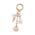 thumbnail image 4 of Kokiya Beach Keychain Key Holder Women Girls Car Keyring for Party Birthday Handbag Pink, 4 of 9