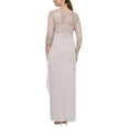 thumbnail image 2 of Alex Evenings Womens Long Lace Top Empire Waist Dress, 2 of 3