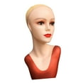 thumbnail image 5 of Female Mannequin Head Makeup Professional Manikin Display Stand Stable Base for Glasses Making Jewelry Hairpieces Shop Red, 5 of 10