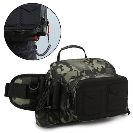Convenience Fishing Gear Storage Bags Oxfords Cloth Fishing Tackle Bags Multipockets Carrying Pouches Fishing Accessoris