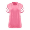 thumbnail image 3 of Mittory Oversized T Shirts Women's Plus Size Tees Casual Half Sleeve V Neck Shirt Summer Loose Comfy Basic Tunic Tops, 3 of 3