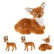 thumbnail image 1 of De Ciervos En Miniatura, 4pcs Creative Christmas Deer Scene Arrangement Props Navidad Elk Plush Simulation Crafts Sharpla Animales de ciervos artificiales, 1 of 8