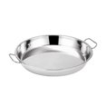 thumbnail image 1 of 34CM Stainless Steel Drip Pan Pizza Cake Non-stick Baking Pan Round Cake Pan with Ears, 1 of 5