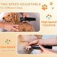 thumbnail image 2 of 4 in 1 Dog Grooming Kit with USB-C Charging, Paw Trimmer for Dogs, Cats, Pet Hair Clippers Dog Nail Grinder, Low Noise Cordless Hair Trimmer with 2 Speed Modes, 2 of 4