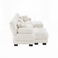 thumbnail image 3 of Modern Luxury Chenille U-Shaped Sectional Sofa for Living Room - 220×80×75cm, 3 of 19
