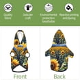 thumbnail image 3 of Uemuo Starry Sky Moon Sunflower for Winter Dog Hoodie Sweatshirts with Pockets Warm Dog Clothes for Small Dogs Chihuahua-Large, 3 of 8