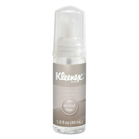 GTIN 036000341362 product image for Kleenex Alcohol-Free Foam Hand Sanitizer  1.5 oz  Clear  24/Carton | upcitemdb.com