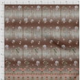 thumbnail image 3 of Soimoi Poly Georgette Fabric Insect & Lily Panel Printed Fabric 1 Yard 52 Inch Wide, 3 of 3