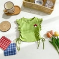 thumbnail image 6 of UAYOTSE Girls Shirts Short Sleeve Soft Cotton T-Shirts Plain Tees Tops Clothes for Kids,Sizes 7-8 Years, 6 of 6
