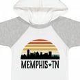 thumbnail image 4 of Inktastic Memphis Tennessee Skyline Retro Sunset Boys or Girls Baby Bodysuit, 4 of 5