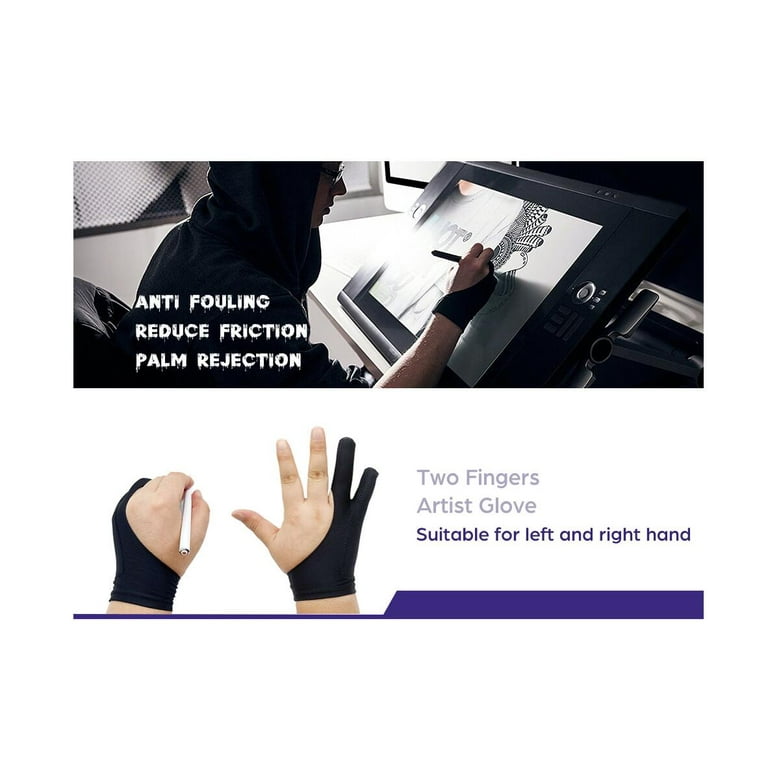 Palm Rejection Glove for Artists - Drawing Accessory for iPad