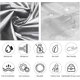 thumbnail image 4 of Poncho de Lluvia 2 Piezas Poncho Impermeable Reutilizable Chubasqueros Ligeros con Capucha Chubasquero para Mujeres Hombres Senderismo Camping Viajes (Transparente y Gris), 4 of 5