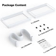 thumbnail image 7 of Housolution Pot and Pan Organizer, Expandable Pot Lid Organizer Rack with 14 Adjustable Dividers for Kitchen, Under Cabinet, Cutting Board, Bakeware, White, 7 of 7