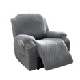 thumbnail image 1 of Recliner Stretch Sofa Slipcover Sofa Cover Light Grey 1 Piece Furniture Protector, 1 of 5
