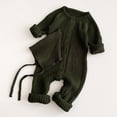 thumbnail image 4 of Toddler Girls Boys Rompers Long Sleeve French Manor Knitted Baby Bodysuit Infant Cozy Warm Romper For Soft Yarn Jumpsuit Cute Outfits 1-2 Months, 4 of 4