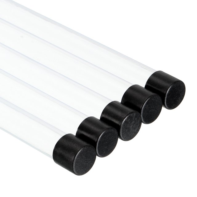 Unique Bargains 50cm Length Fishing Floating Tube, 5 Pack 19mm Inner Dia Plastic Round Fix Fish Buoy Tubing, Clear
