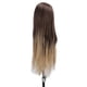 thumbnail image 5 of Cabeza De Muñeca Para Entrenamiento De Peluquería, Cabeza De Maniquí Trenzado, Peluca Rubia Y Gris, Práctica Segura Simulada Para Peluquería, 5 of 7